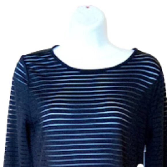 Black Mesh Dress Size Large New NWOT - Picture 5 of 6